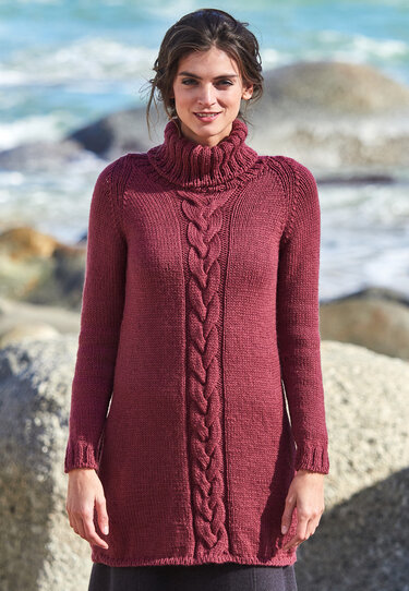 Strickanleitung Rollkragen-Pullover Isolde - Bild 2