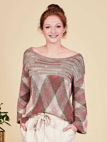 OVERSIZE-PULLI TARTAN & STRIPES - Bild 4
