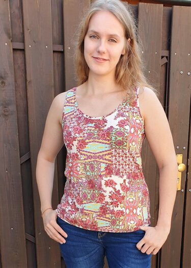 Tina – Figurbetontes Jersey-Top & Unterhemd für Damen (BU 80-116, A4+A0) - Nähen