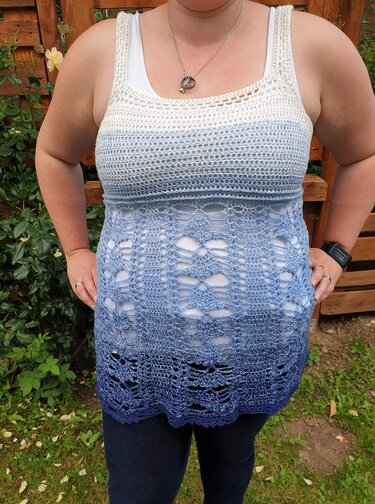Ruf der Karibik - Top-Tunika-Kleid häkeln im RVO für alle Damengrößen - Bild 4