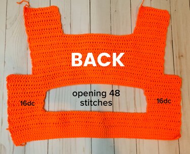Crochet Crop Top for beginners, easy crochet pattern