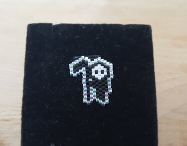 Schmuckanhänger kleiner Sensenmann / Charm / Ohrring - Basteln