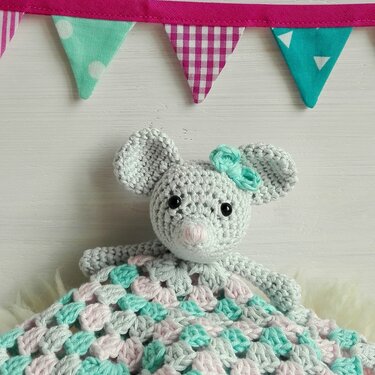 Crochet pattern lovey mouse