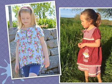 Mädchenbluse *SPRING FEVER* von klecksMACS - Nähanleitung / E-Book in PDF - Bild 4