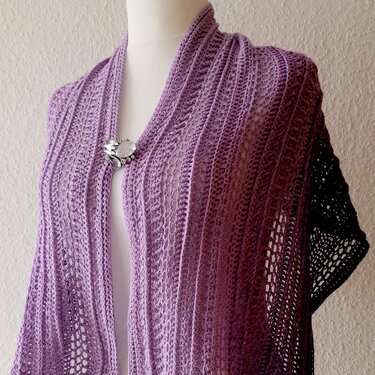 Stola/ Schal/ Poncho "Viento" - Häkelanleitung PDF - Bild 4