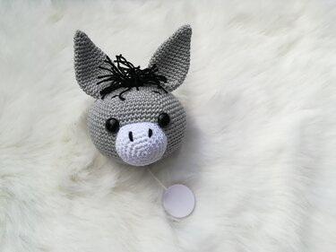 Crochet Pattern Donkey Music Box, crochet Babytoy - Image 4
