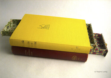 Bücherkästchen, Upcycling, Recycling, Geschenk für Bücherwürmer, Schmuckkästchen - Basteln