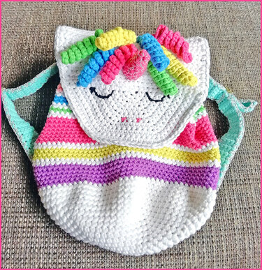Einhornrucksack (ca. 23x30 cm) - Bild 2