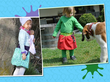 Mädchenrock *BLOWING UP* von klecksMACS - Nähanleitung / E-Book in PDF - Bild 2