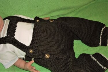 Strickanleitung Trachtenhose fürs Baby Gr. 56-74 - Bild 2