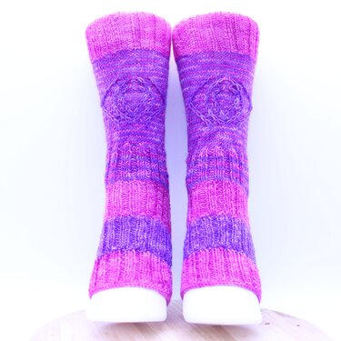 "Ajna Yoga" Chakra Socks - Knitting