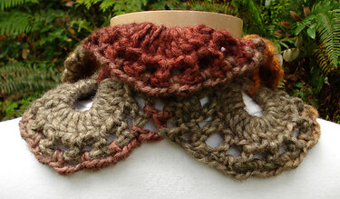 Pattern Scrolling Scarf - PA-307 - Crochet