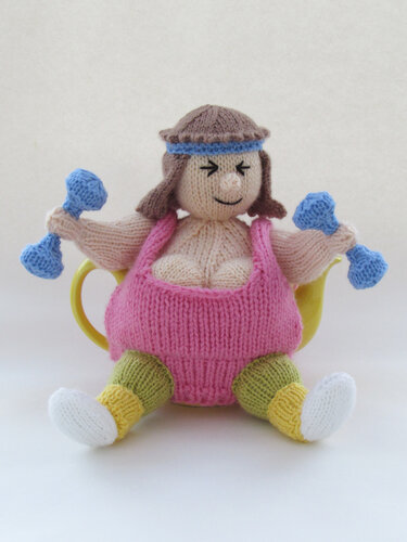 Keep Fit Tea Cosy Knitting Pattern