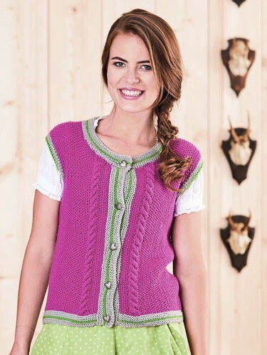 WESTE GIRLY - TRACHTEN - STRICK - Bild 4