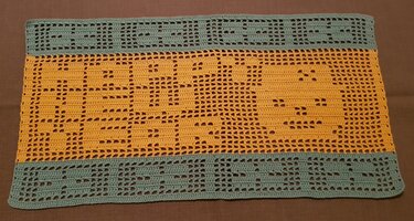 Anleitung Häkeldeckchen "HAPPY NEW YEAR" - Häkeln