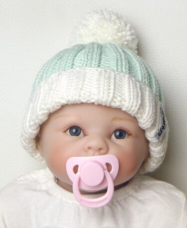 Strickanleitung Babymütze "Pudelhaube" - Bild 3