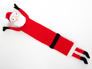 Amigurumi Crochet Santa Claus Bookmark