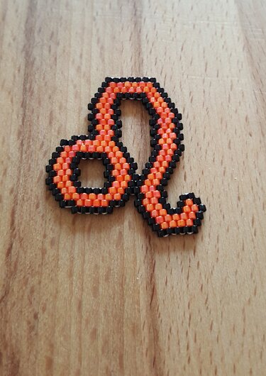 Sternzeichen Löwe Anhänger / Taschenbaumler / Schlüsselanhänger - Basteln