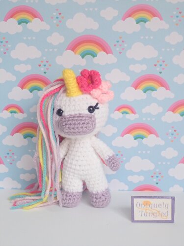Radiant the Unicorn - Crochet Amigurumi PDF- English