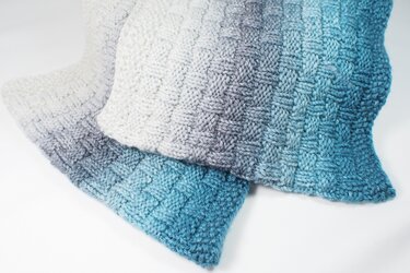 woven style cowl for beginners - Knitting