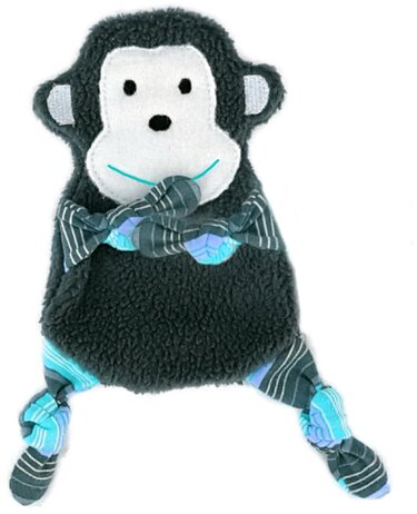 Stickdatei Affe Kuscheltuch ITH für den Rahmen 13 cm x 18 cm - Sticken