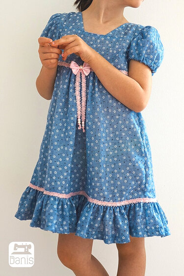 Festkleid Vasilia 74-164 Schnittmuster Nähanleitung - Bild 19