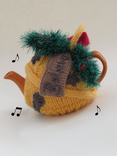 Santa Believe Bell Tea Cosy Knitting Pattern