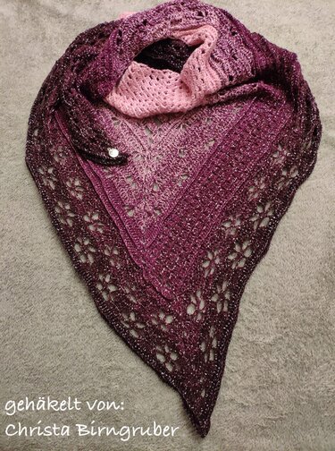 Anleitung: Dreieckstuch "asimmetrico" - Bild 6