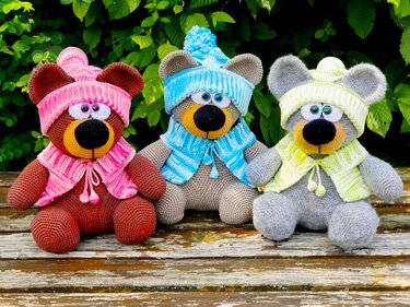 Wollybear - Crochet Pattern from Diana´s kleiner Häkelshop