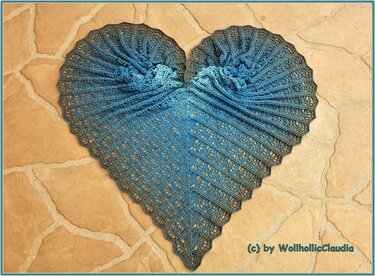 Häkelanleitung Dreieckstuch "Open end"