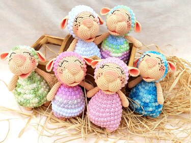 Häkelanleitung "Lennard" Das pummlige Schäfchen