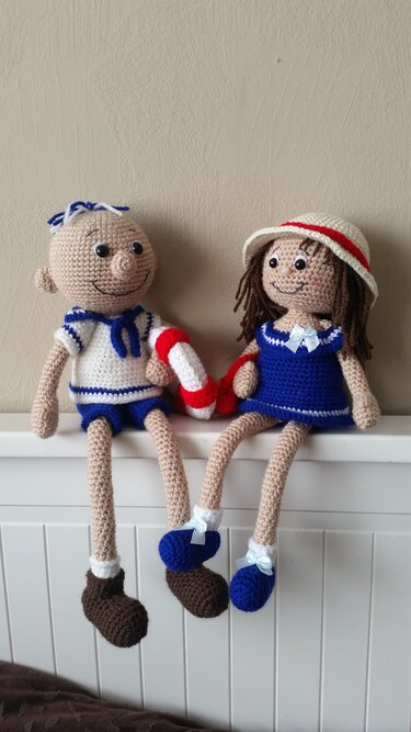 Smutje Hein und seine Frieda - Häkeln