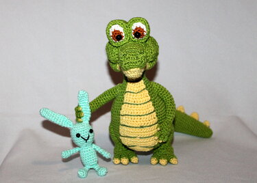 Carolin das Krokodil Häkelnanleitung