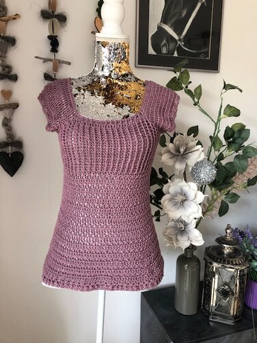 Tunika Rosenholz - Häkeln
