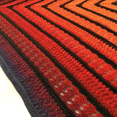 Muschelfieber - shawl - Crochet