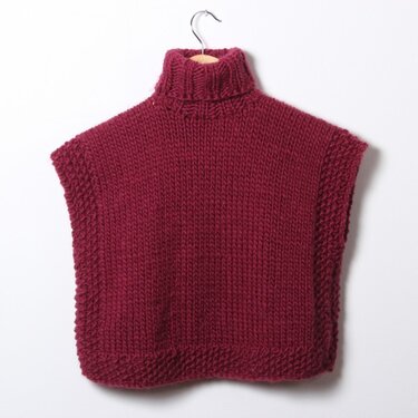 Snowstorm Poncho - Knitting