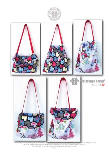 Jogi *** E-Book pdf-Datei Messenger-Tasche zum Wenden Bilder-Nähnleitung Ohne Schnittmuster in 5 Größen made with Love von firstloungeberlin - Nähen