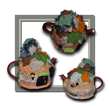 Hedgehog In AutumnTea cosy - Knitting