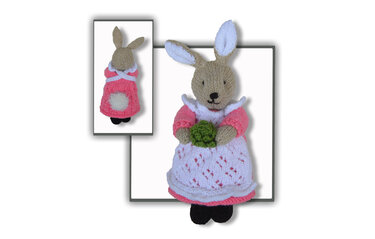 Beatrix Bunny Rabbit Toy - Knitting