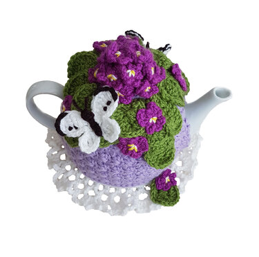 Viola Posy Tea Cosy - Crochet