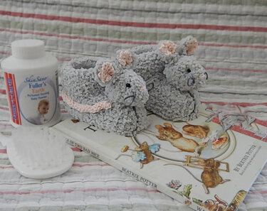 Sebastian Mouse BunnyKids Booties – Series 2 (0 – 12 months - Knitting