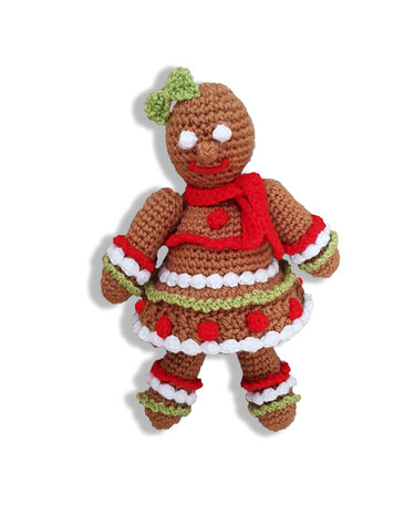 Gingerbread Christmas Girl - Crochet