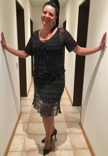 "Sommer Nacht Perle" aus der Kollektion "Rockig vernetzt" - Häkeln