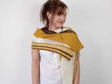 Strickanleitung Tuch "Wendepunkte"