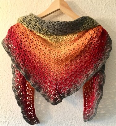 Häkeltuch Sunrise - Häkeln