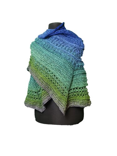 Mix'n'Match Ponchotuch Wuidkatz Design - Häkeln