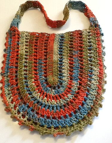 einfache Einkaufstasche , Einkaufsnetz, Einkaufsbeutel „HARRY“ - Häkeln