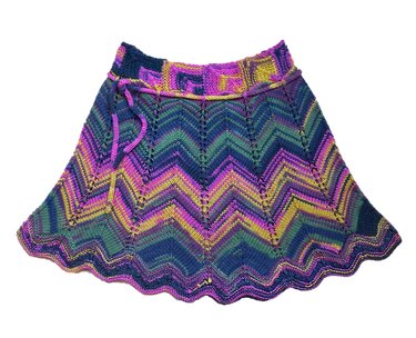 Zigzagskirt - Knitting