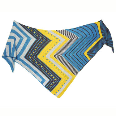 Shawl POTZBLITZ knitting pattern