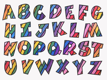 Fensterbild "ABC" – Bastelvorlagen mit Anleitung - Basteln